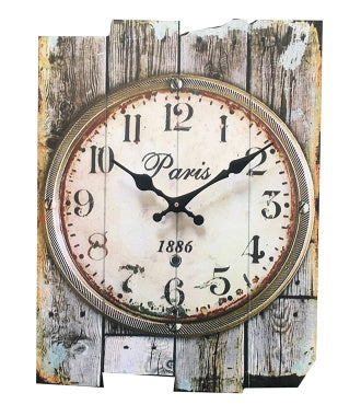 European retro wall clock living room quartz mute bedroom pastoral creative clock quality fashion wall clock