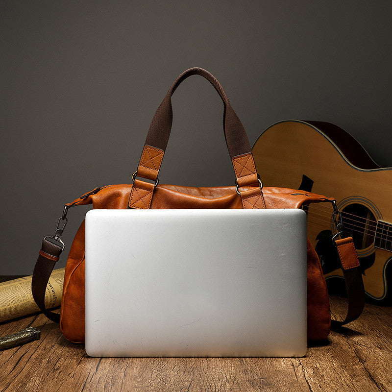 Layer Cowhide Shoulder Bag Handbag