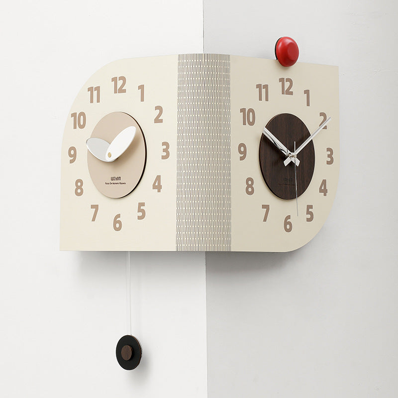 Living Room Simple Corner Creative Clock Wall Decoration