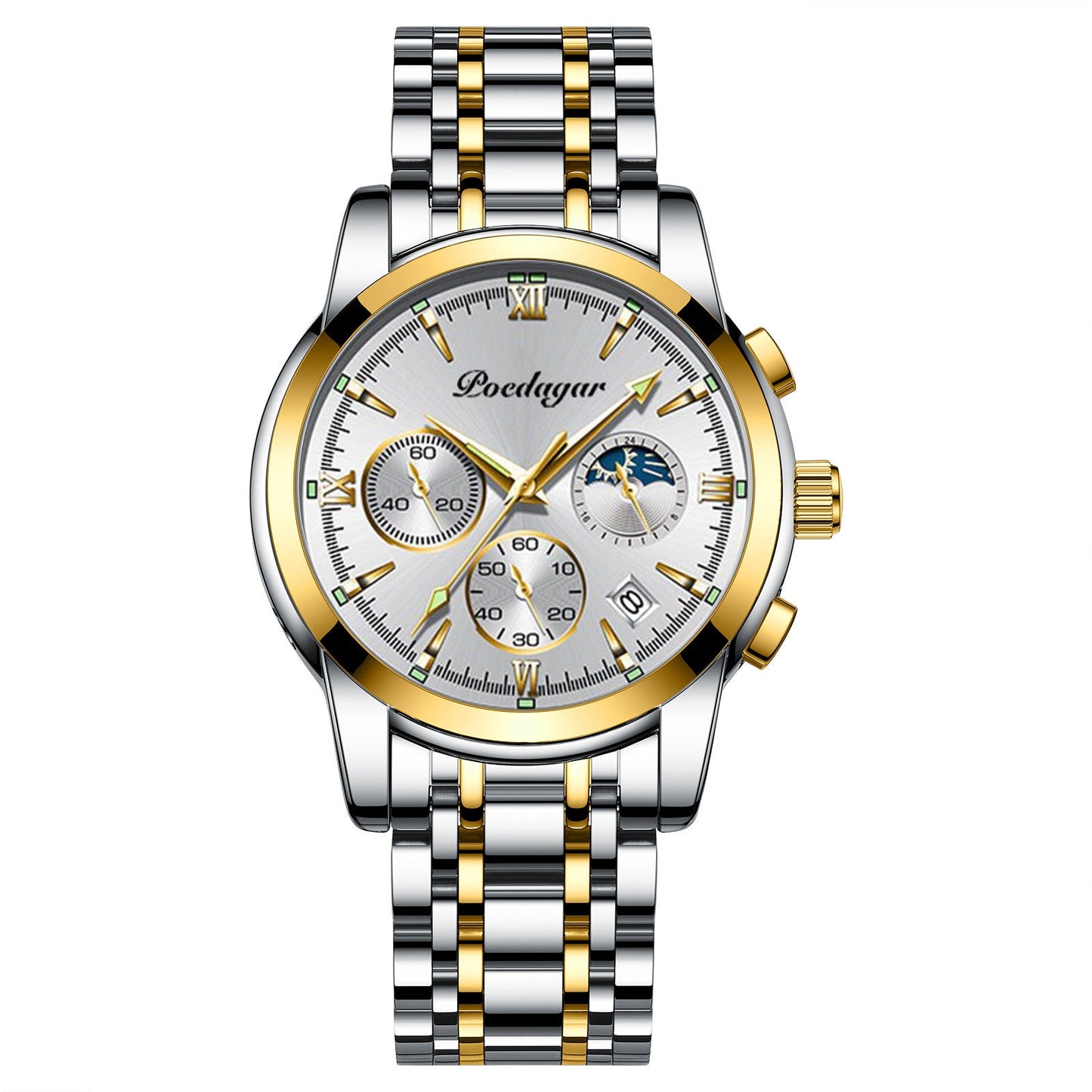 Multifunctional Men's Watch Luminous Waterproof Quartz Wrist Watch