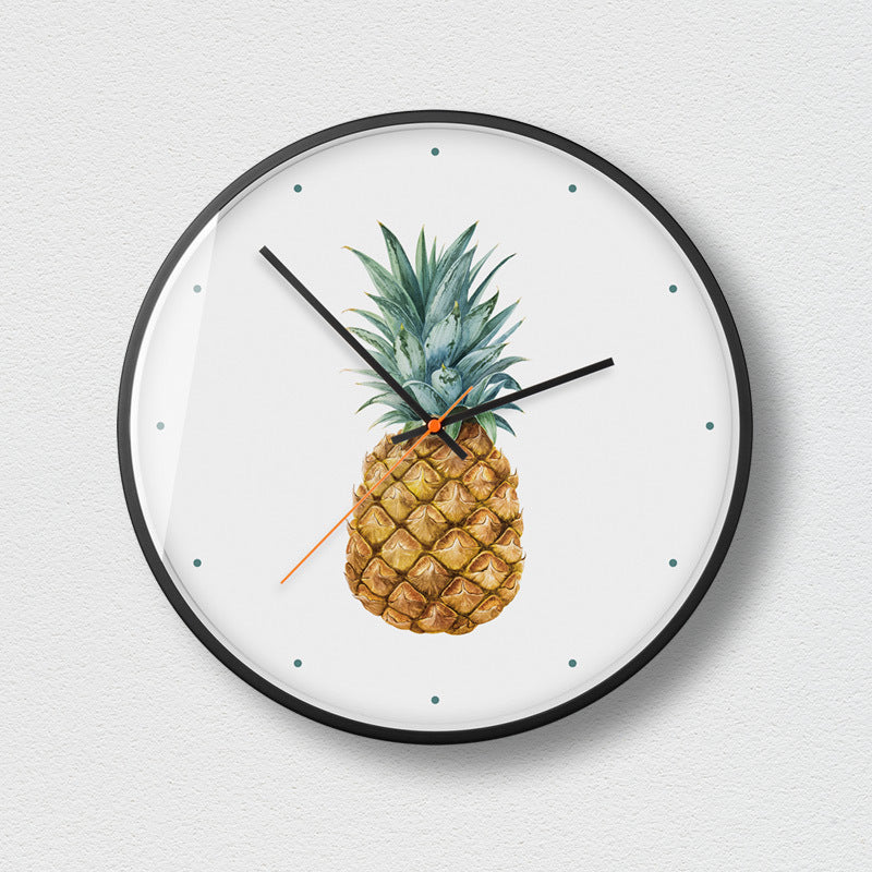 Creative household metal wall clock