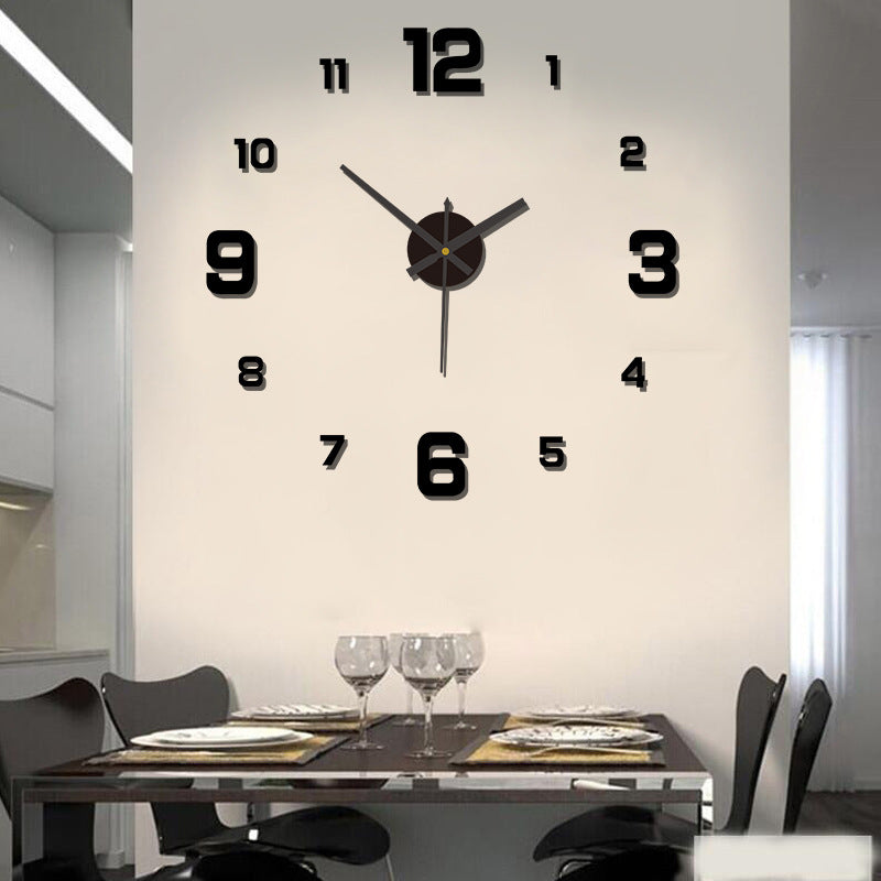 Creative Digital Luminous Clock Personal Household Diy Wall Clock