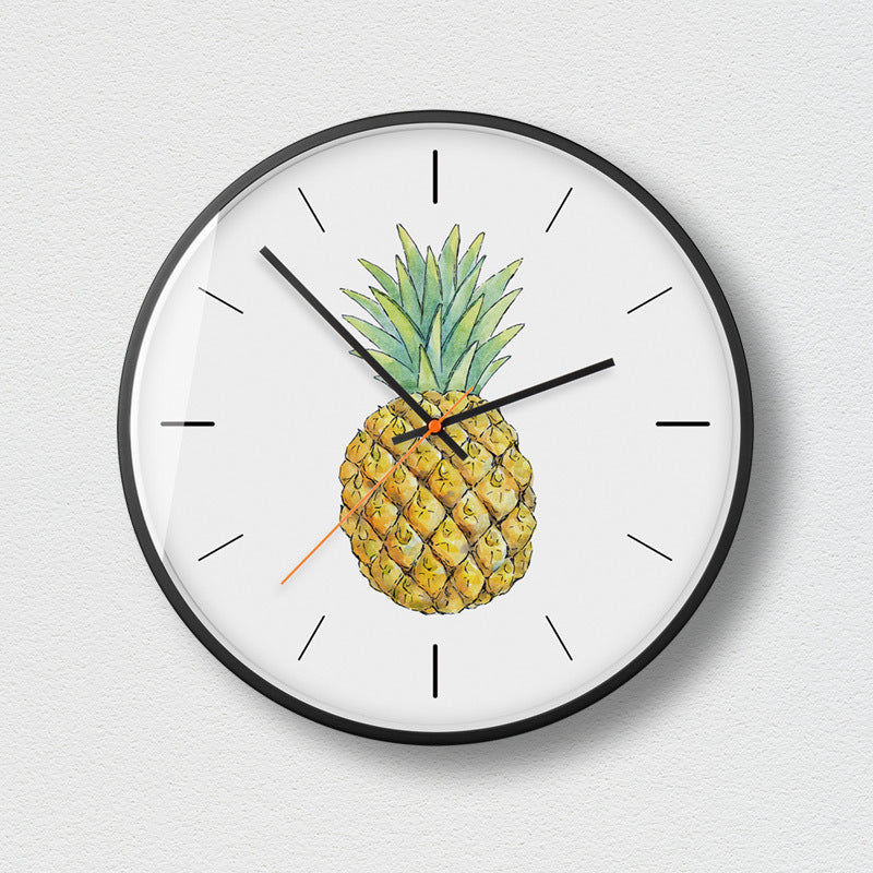 Creative household metal wall clock