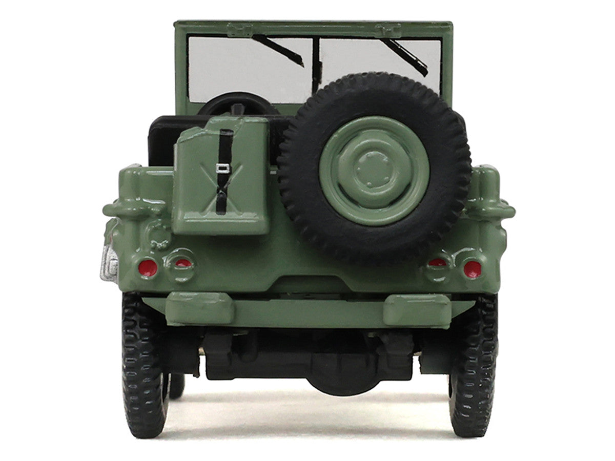 1942 Willy’s MB Jeep Olive Green "America 250 Edition" "Anniversary Collection" Series 18 1/64 Diecast Model Car by Greenlight