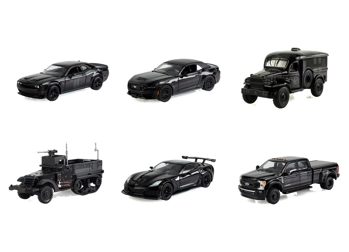 "Black Bandit" Series 31 6 piece Set 1/64 Diecast Model Cars by Greenlight