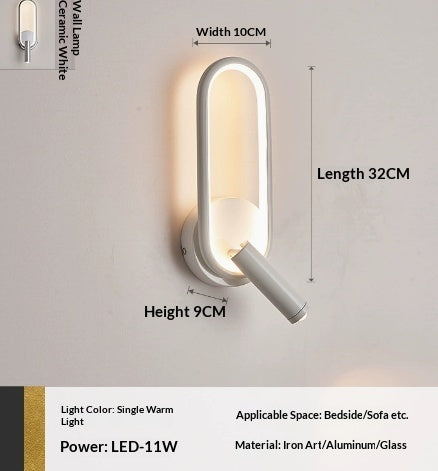 Rotating Touch-Control Creative Wall Light For The Bedside