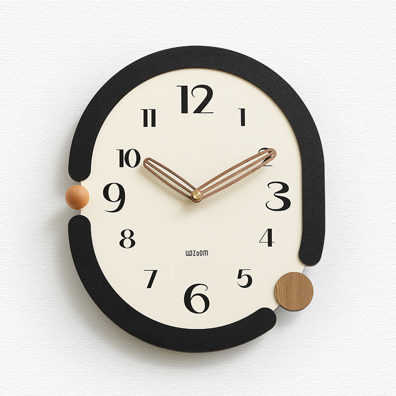 Creative Simple Living Room Punch-free Wall Clock