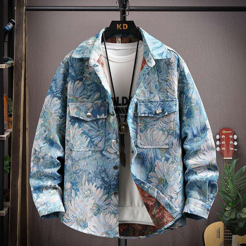 Personality Casual Lapel Shirt Coat