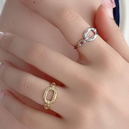 High-grade S925 Openning Silver Ring