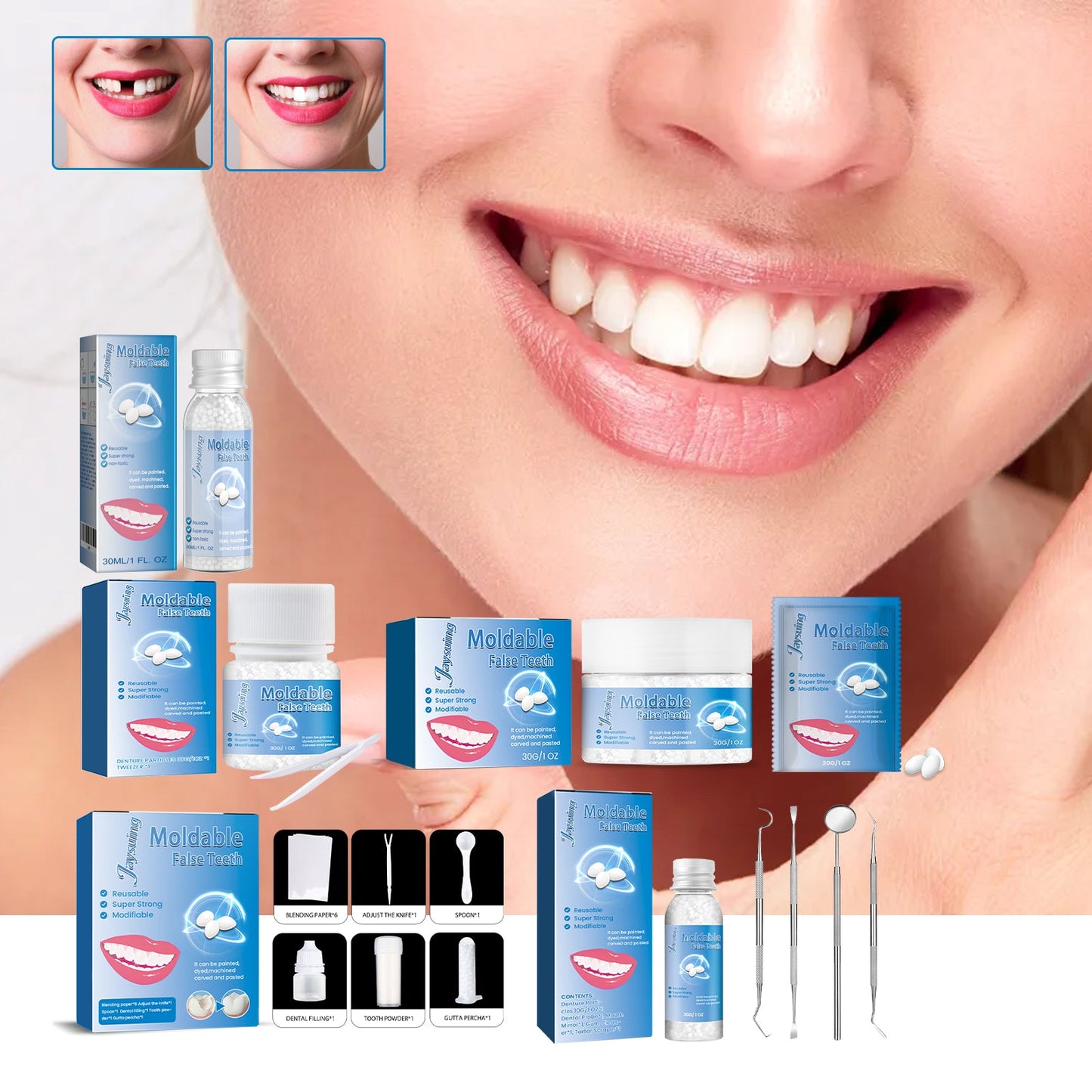 Cosmetic Dentures Modify Gum Tissue