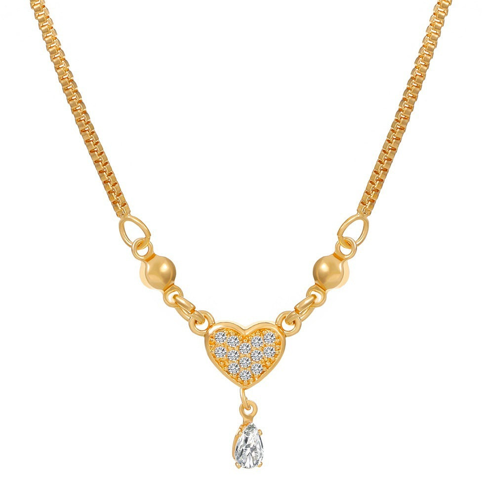 Women's Fashionable Temperament Butterfly Tassel Necklace