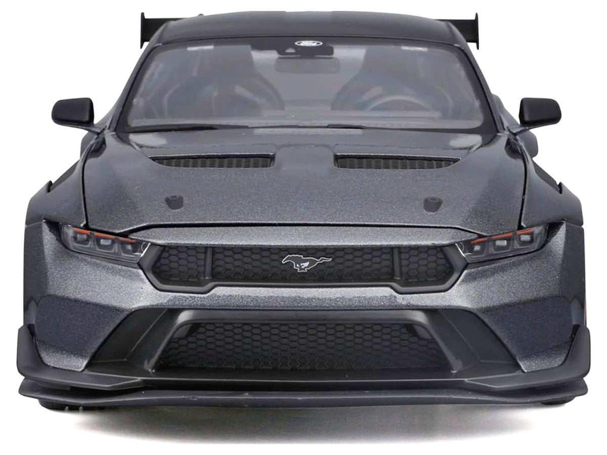2025 Ford Mustang GTD Dark Gray Metallic with Black Top "Special Edition" Series 1/18 Diecast Model Car by Maisto