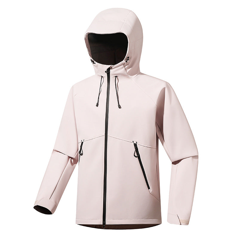 Men's Softshell Jacket 2026 New Spring And Autumn Windproof Waterproof Outdoor Sports Mountaineering Jacket Couple's Coat