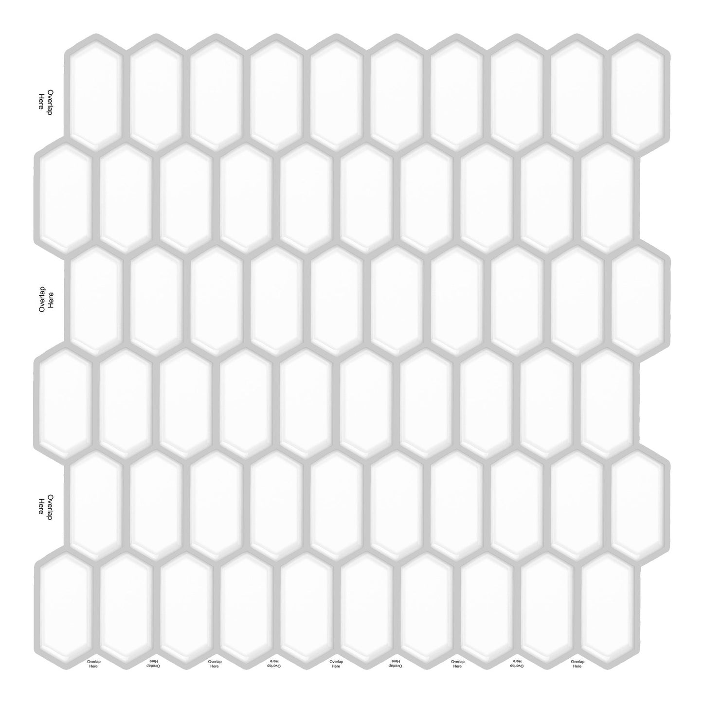 3D Self-adhesive Crystal Epoxy Wall Stickers For Kitchen Decor