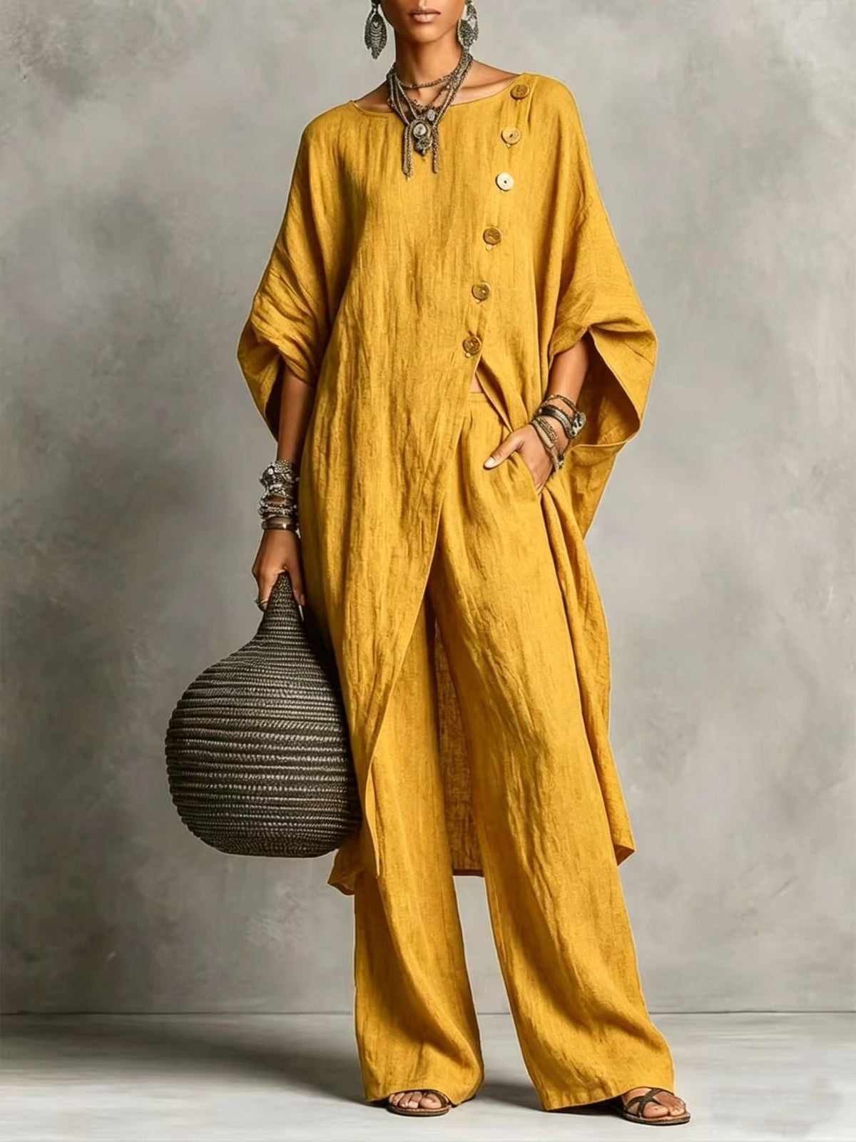 European And American New 2026 Women's Shirt Irregular Set Casual Urban Fashion Set