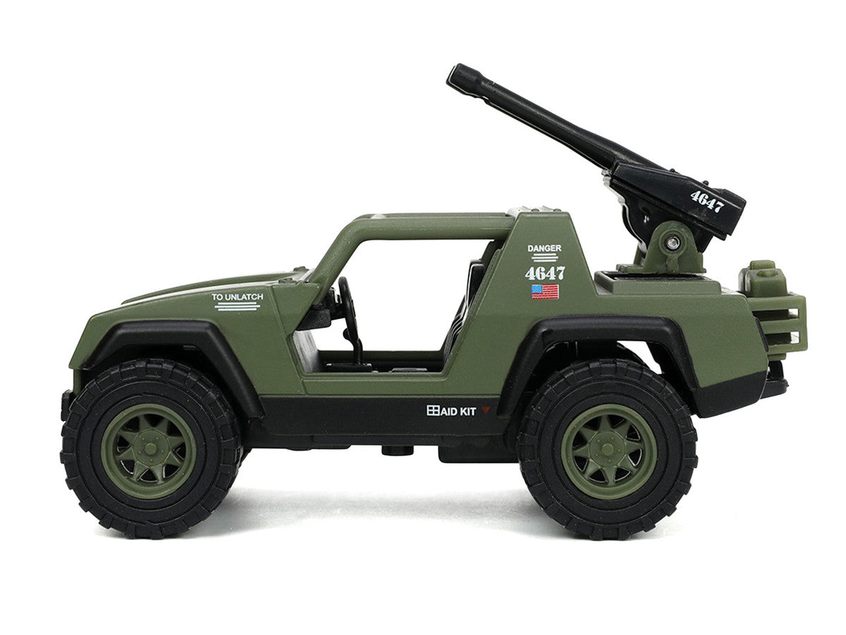V.A.M.P. Olive Green "G.I. Joe" "Hollywood Rides" Series 1/32 Diecast Car Model by Jada