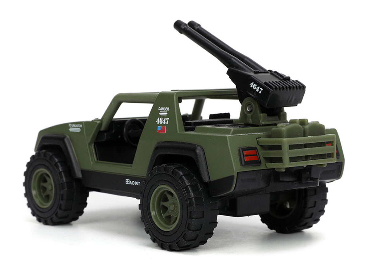 V.A.M.P. Olive Green "G.I. Joe" "Hollywood Rides" Series 1/32 Diecast Car Model by Jada