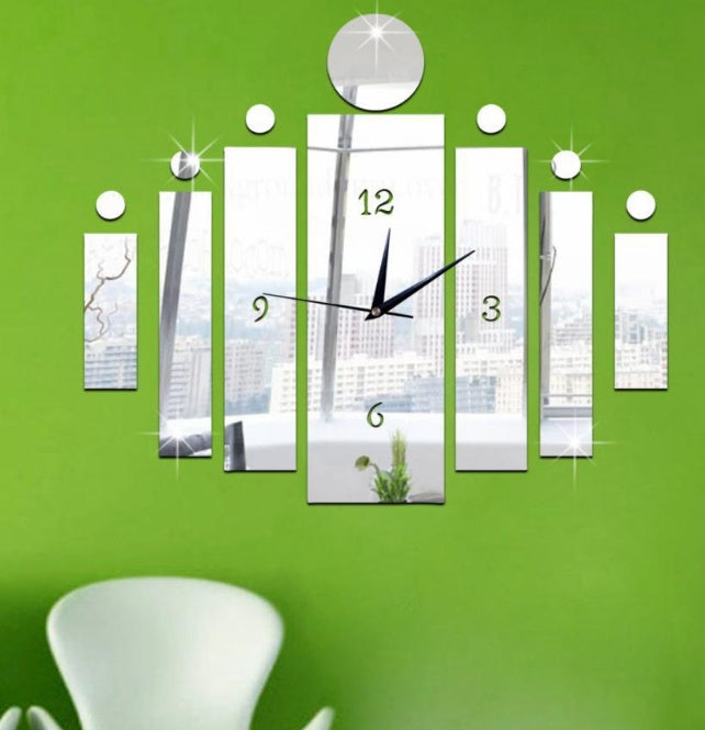 Creative DIY Clock Wall Stickers