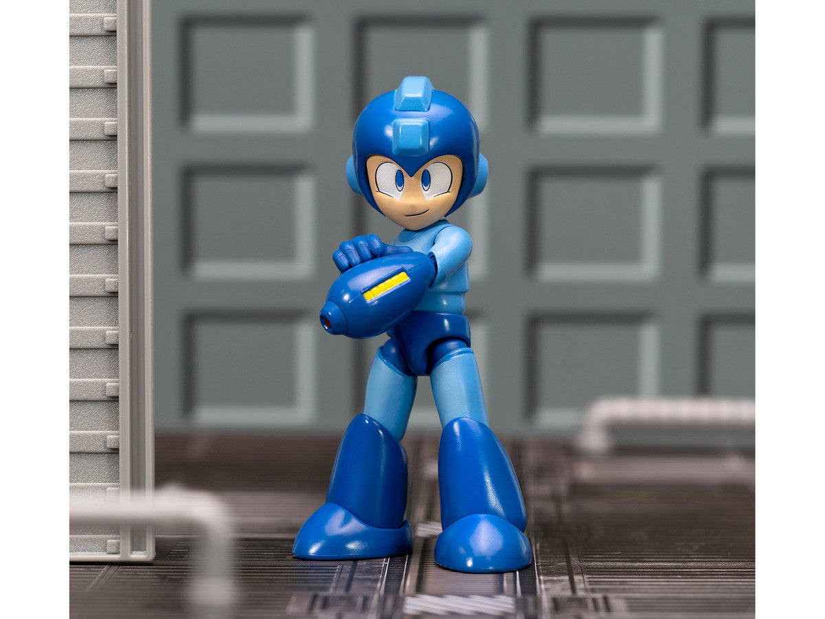 Mega Man 4.5" Moveable Figure with Accessories and Alternate Head and Hands "Mega Man" (1987) Video Game model by Jada