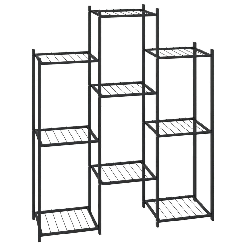 Flower Stand 32.7"x9.8"x39.4" Black Iron