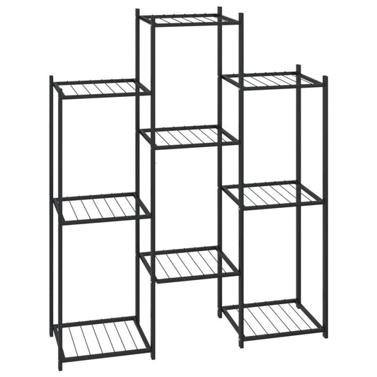 Flower Stand 32.7"x9.8"x39.4" Black Iron