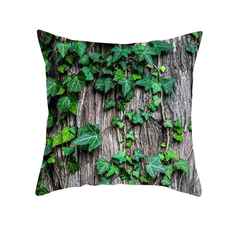 Tropical Plants Pillowcase Decor