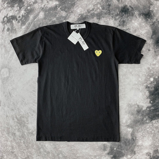 Cotton Heart Embroidered T-Shirt for Couples (Women)