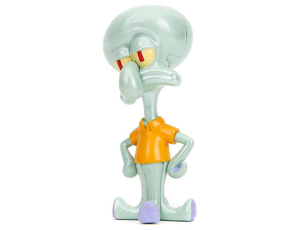 Set of 4 Diecast Figures "SpongeBob SquarePants" (1999-Current) TV Series "Metalfigs" Series Diecast Models by Jada