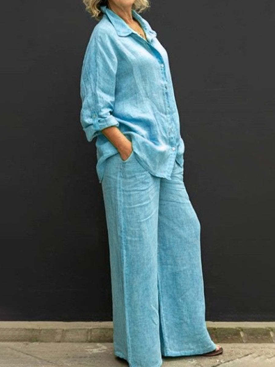 Women's Casual Urban Shirt Set