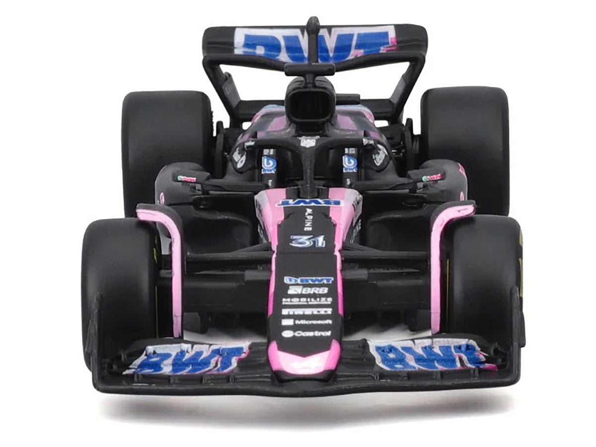 Alpine A524 #31 Esteban Ocon "BWT" "Formula One F1 World Championship" (2024) "Race" Series 1/43 Diecast Model Car by Bburago