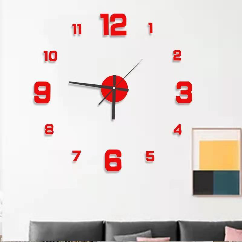 Luminous Creative Simple Wall Hanging Punch-free Clock
