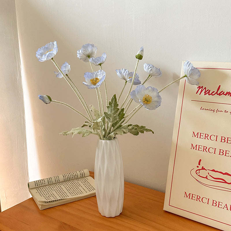 Tulip Vase Creative Living Room Flower Arrangement White Flower Device