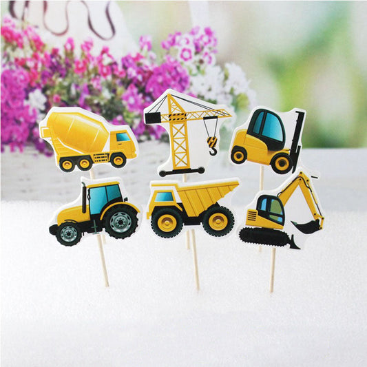 Tractor Theme Birthday Party Decoration Letters Hanging Flag Layout Supplies