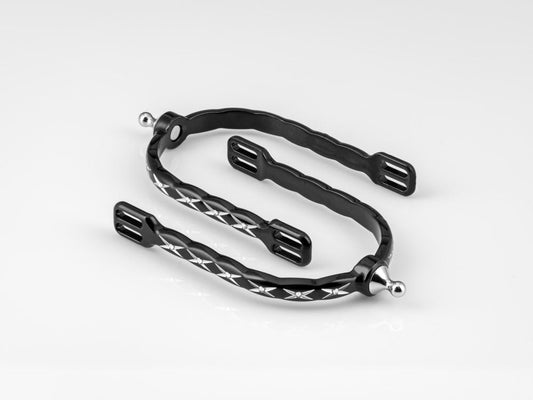 American Equus Quik-X Slim Interchangeable English Spurs - X's Edition