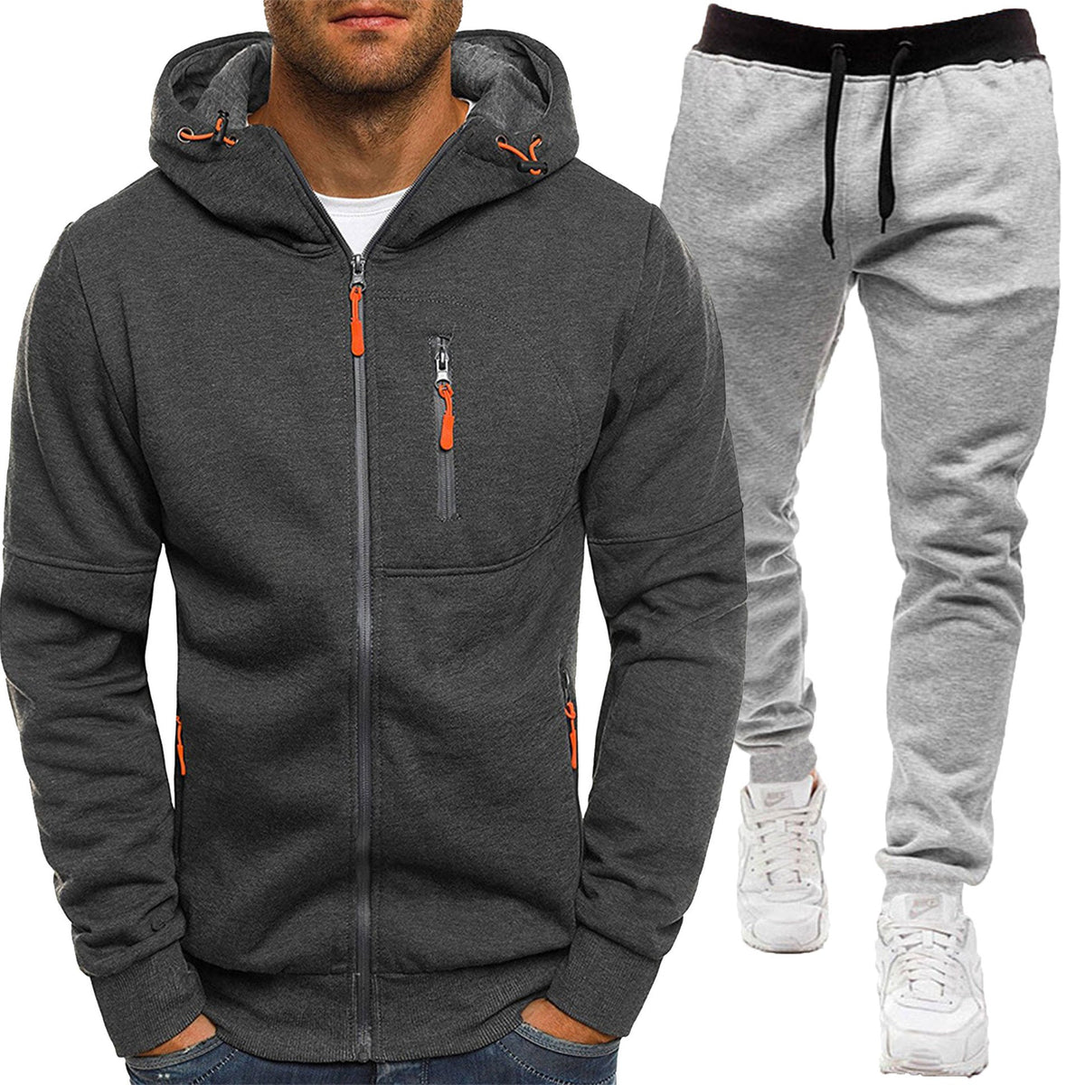 2026 FallWinter New Mens Set Casual Hooded Sweatshirt Sportswear