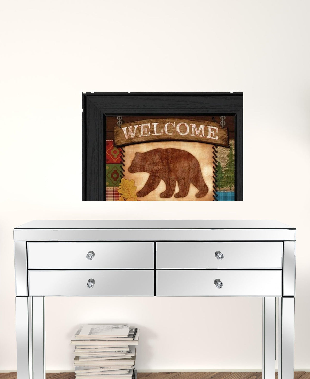 Set Of Two Lodge II Black Framed Print Wall Art