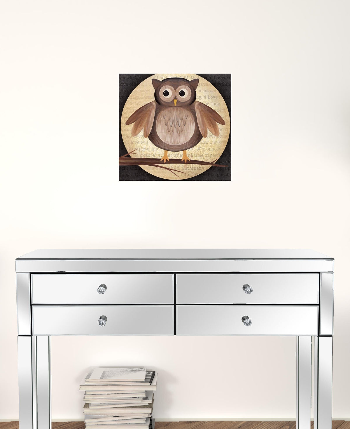 Set Of Two Owl Always Love and Need You 2 Black Framed Print Wall Art