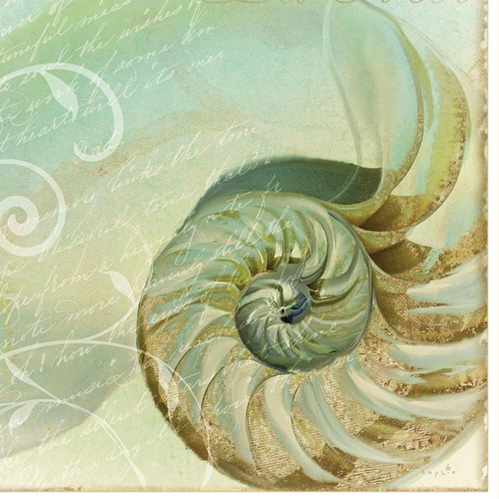 Set Of Two The Sea I and Sea II 2 White Framed Print Wall Art