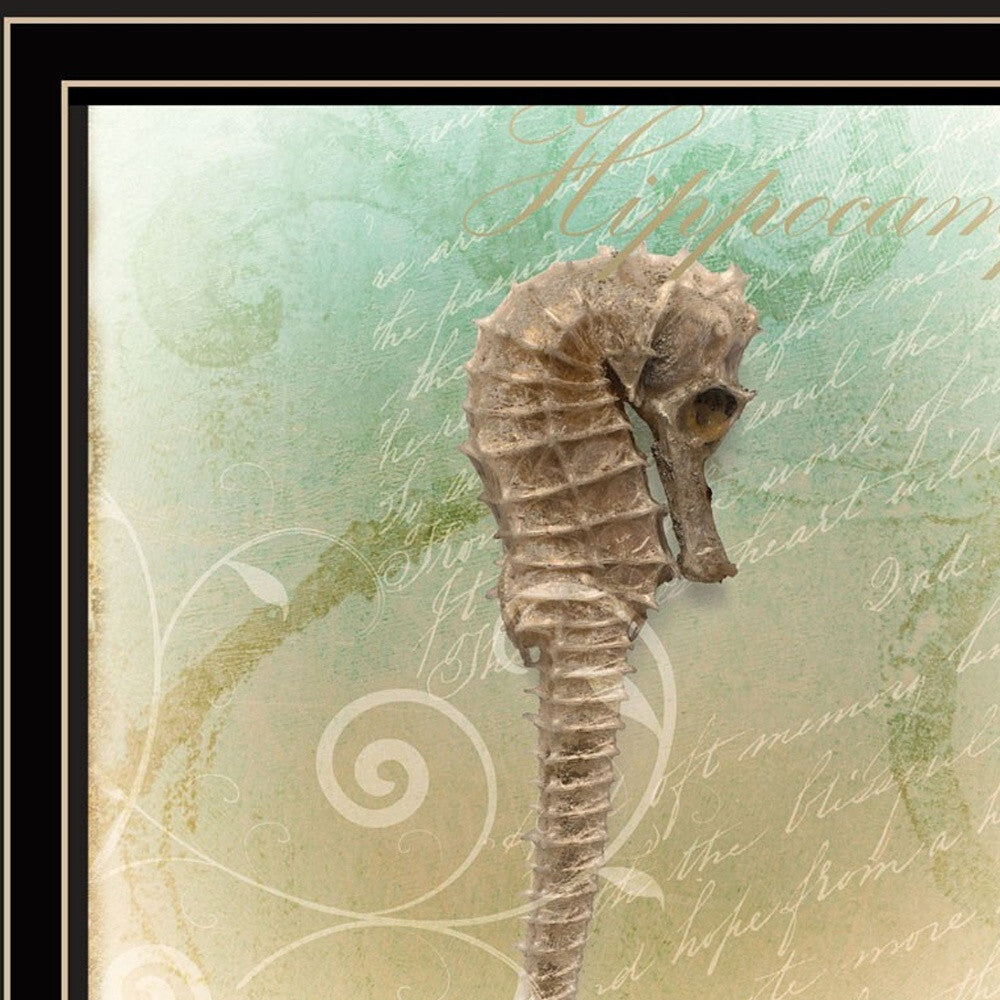 Set Of Two The Sea III and Sea IV 1 Black Framed Print Wall Art