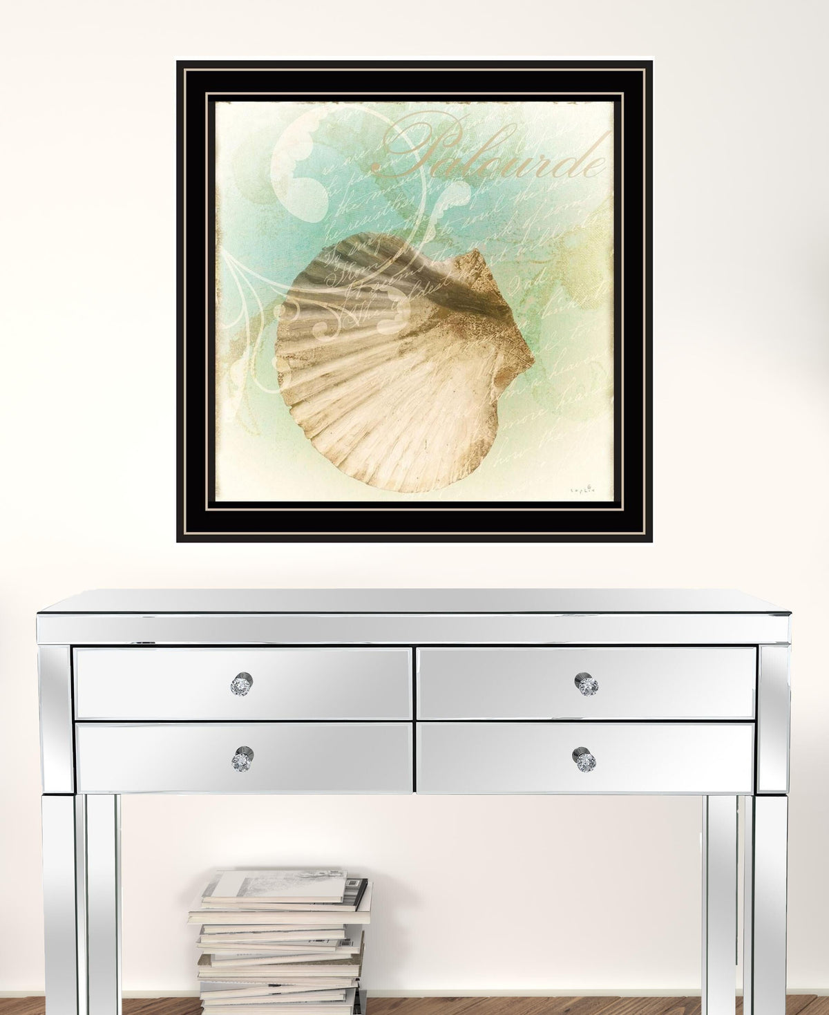 Set Of Two The Sea III and Sea IV 1 Black Framed Print Wall Art