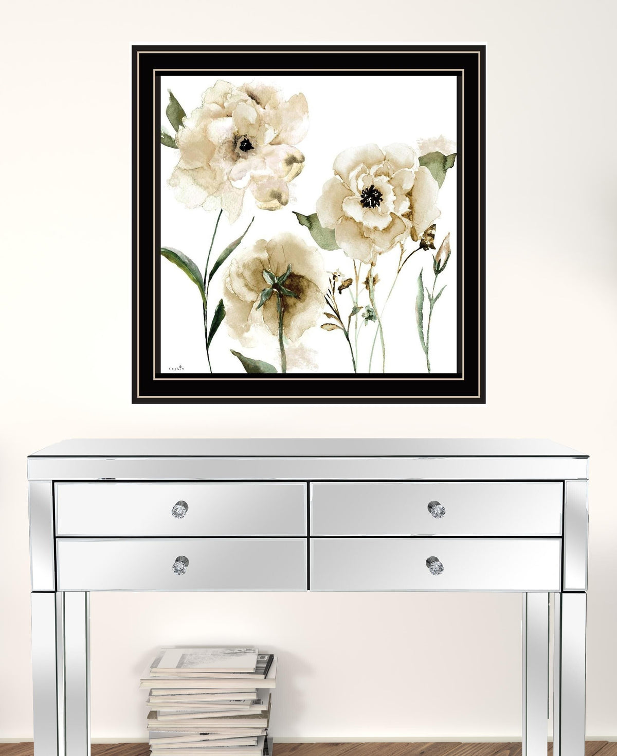 Set Of Two Brittany I and Sea II 2 Black Framed Print Wall Art
