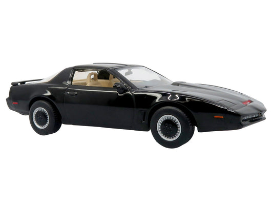 1980 GMC General Truck with Box Trailer Black with Gold Stripes and 1982 Pontiac Firebird Trans Am Black "Knight Set" "North American Vintage Truck Collection" Limited Edition to 252 pieces Worldwide 1/43 Diecast Model by Iconic Replicas