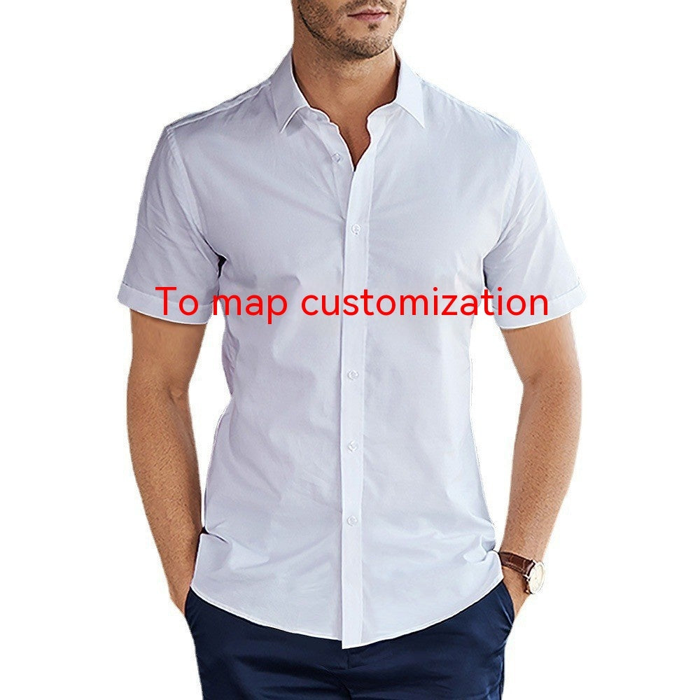 Customized Photo Printed Hawaiian Short Sleeves
