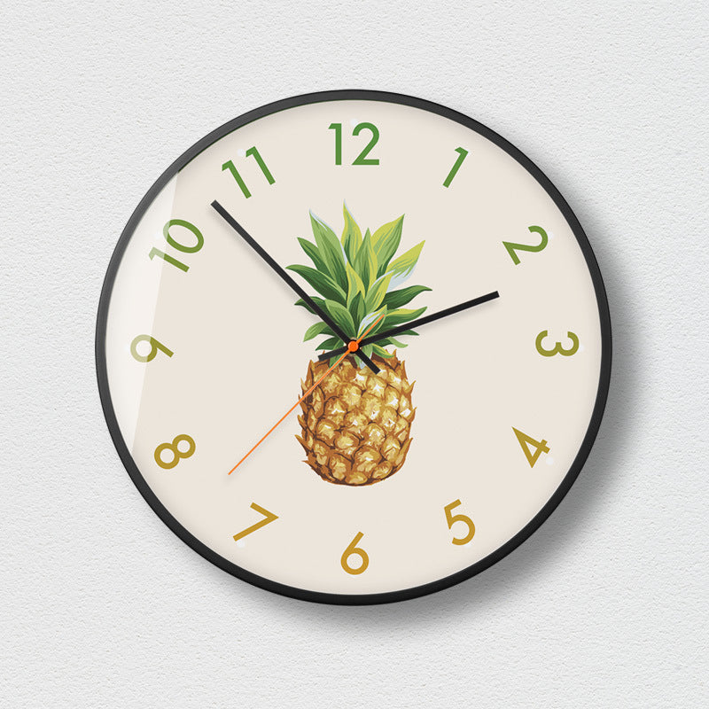 Creative household metal wall clock