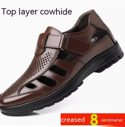 Summer Hollow Leather Sandals for Women
