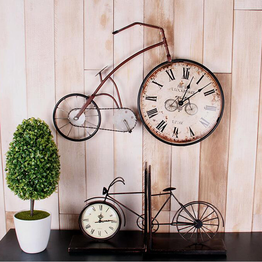 Creative bicycle wall clock
