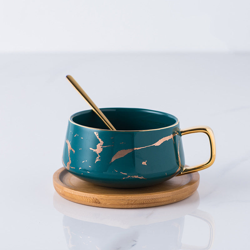 Marble pattern mug