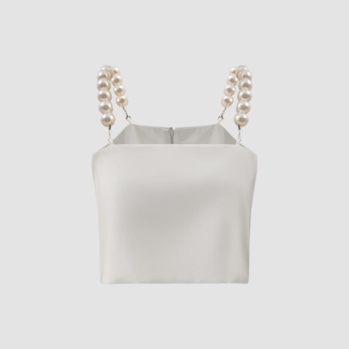 Elegant Pearl Short Vest