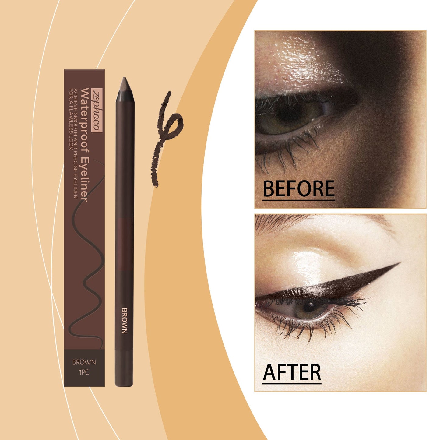 ZEPHOCO Waterproof Eyeliner Pencil Series