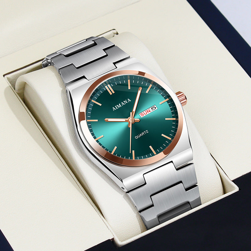 Ultra-thin Men's Waterproof Luminous Quartz Watch